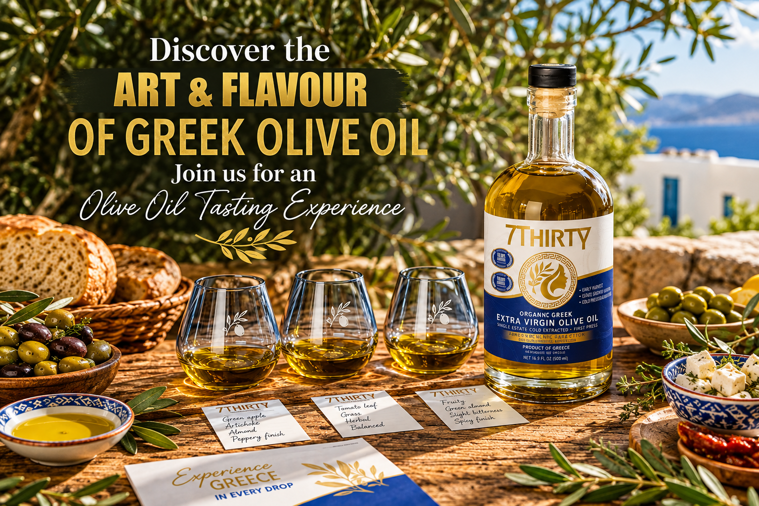 Ilias and Sons Olive Oil Tasting Experience