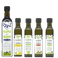 Ilias and Sons Organic Infused Greek Extra Virgin Olive Oil