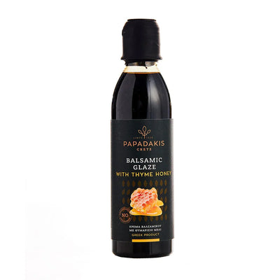 Glace Balsamique Papadakis au Miel de Thym – Grec Premium 250ml