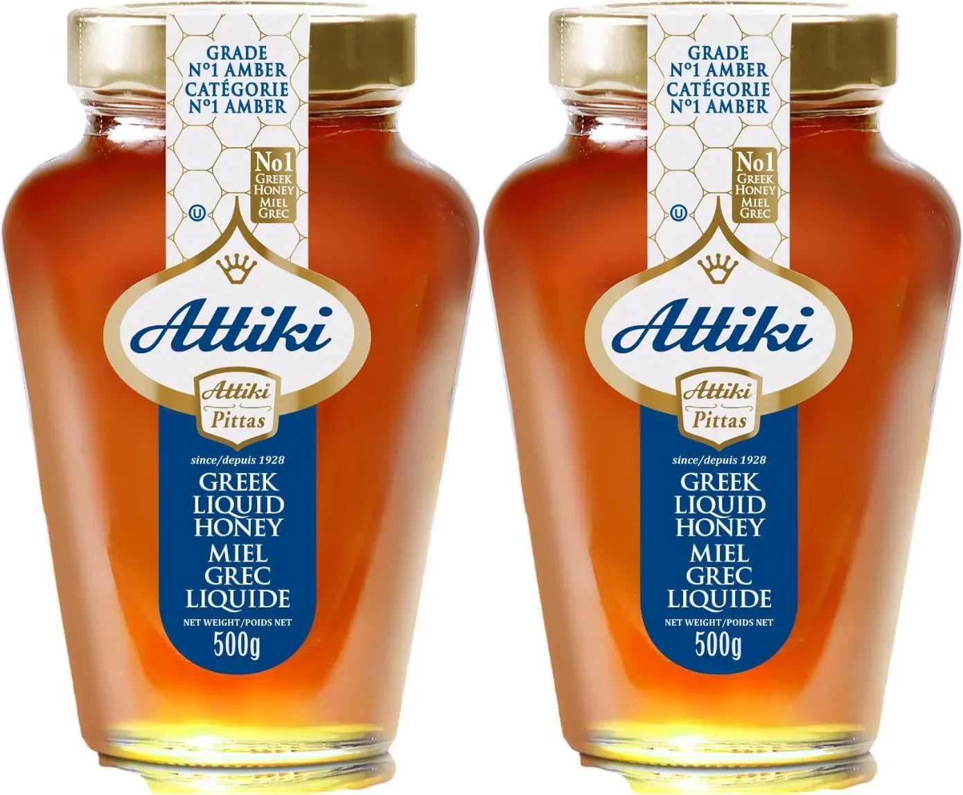 Attiki Greek Honey – Pure, Aromatic & Naturally Sweet - 2 Pack - Ilias ...