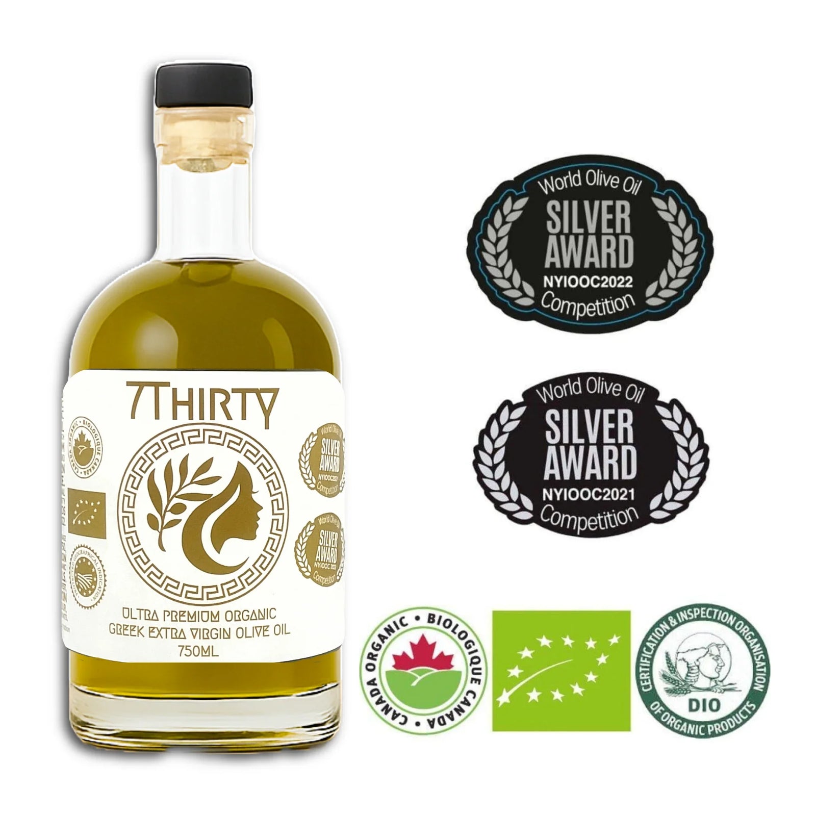 7Thirty High Phenolic Ultra Premium Organic Greek Extra Virgin Olive Oil