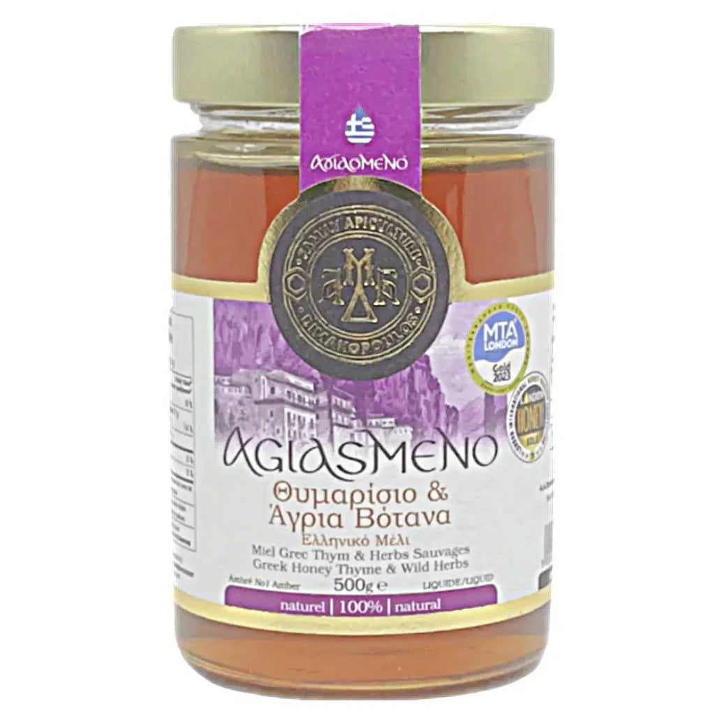 Agiasmeno Agria Voltana Greek Honey – Wild, Raw &amp; Nutrient - Rich