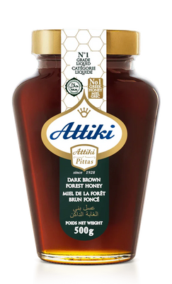 Attiki Dark Brown Forest Honey – Greek Honeydew from Oak & Pine