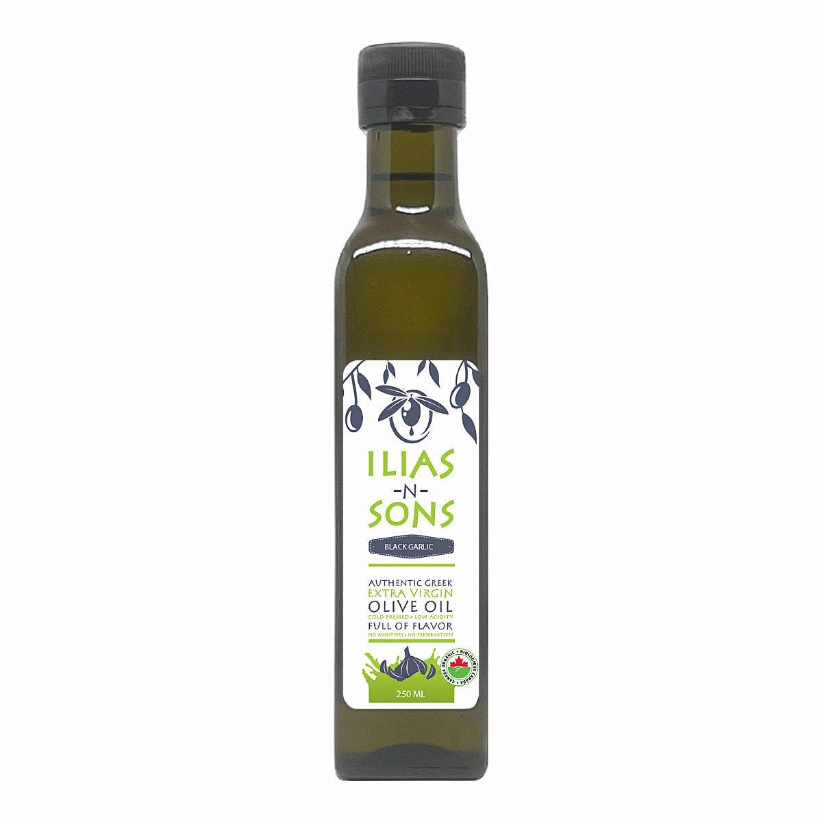 Gourmet Black Garlic Infused Greek Extra Virgin Olive Oil – Low FODMAP