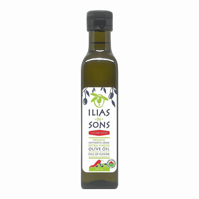 Cayenne Pepper Infused Organic Greek EVOO
