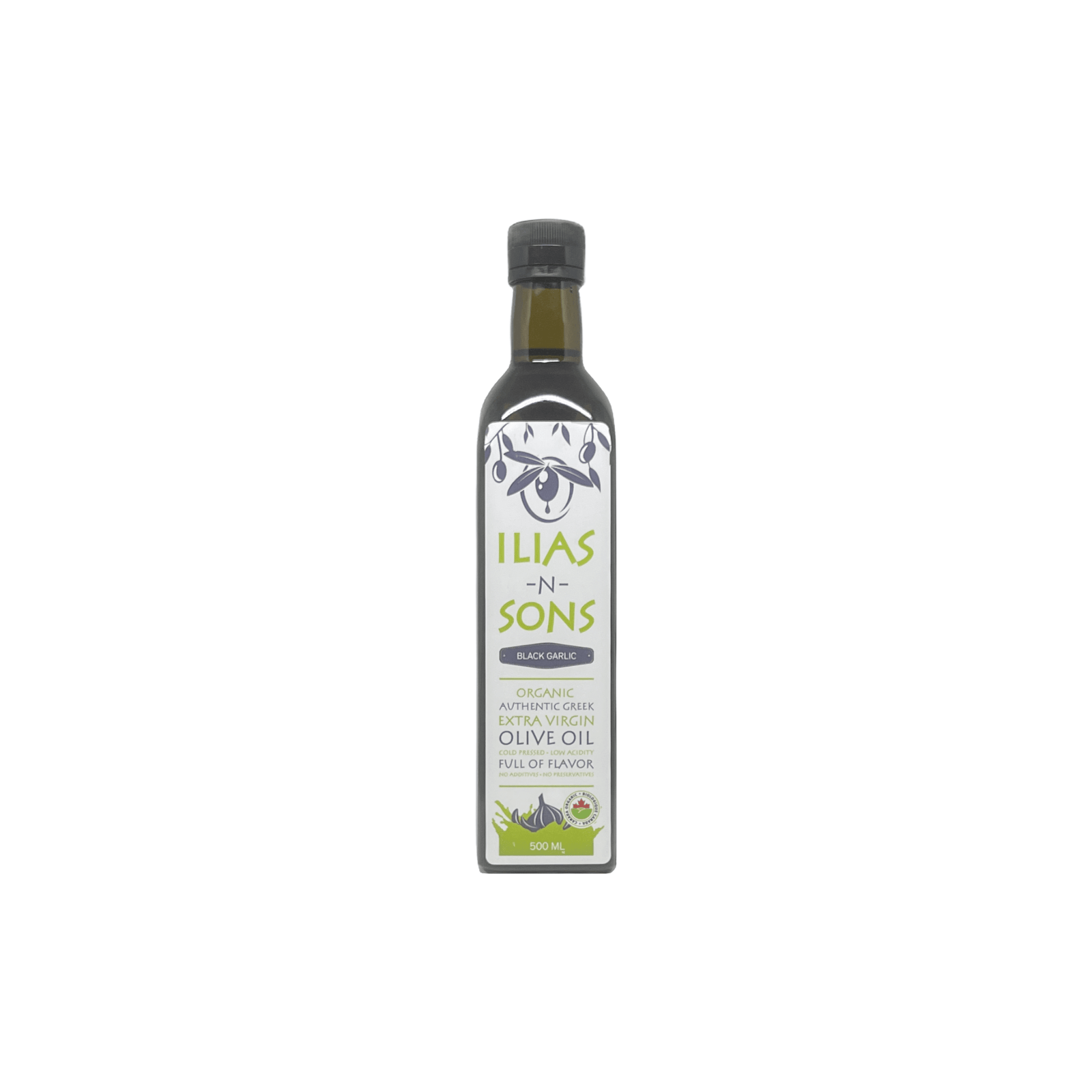 Gourmet Black Garlic Infused Organic Extra Virgin Olive Oil - Low Fodmap