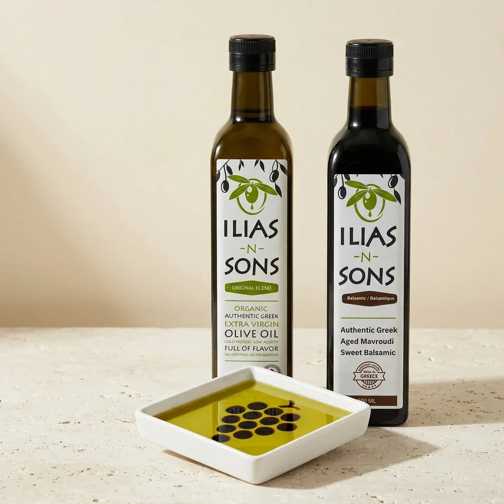 Vineyard Select olive oil and balsamic gift set
