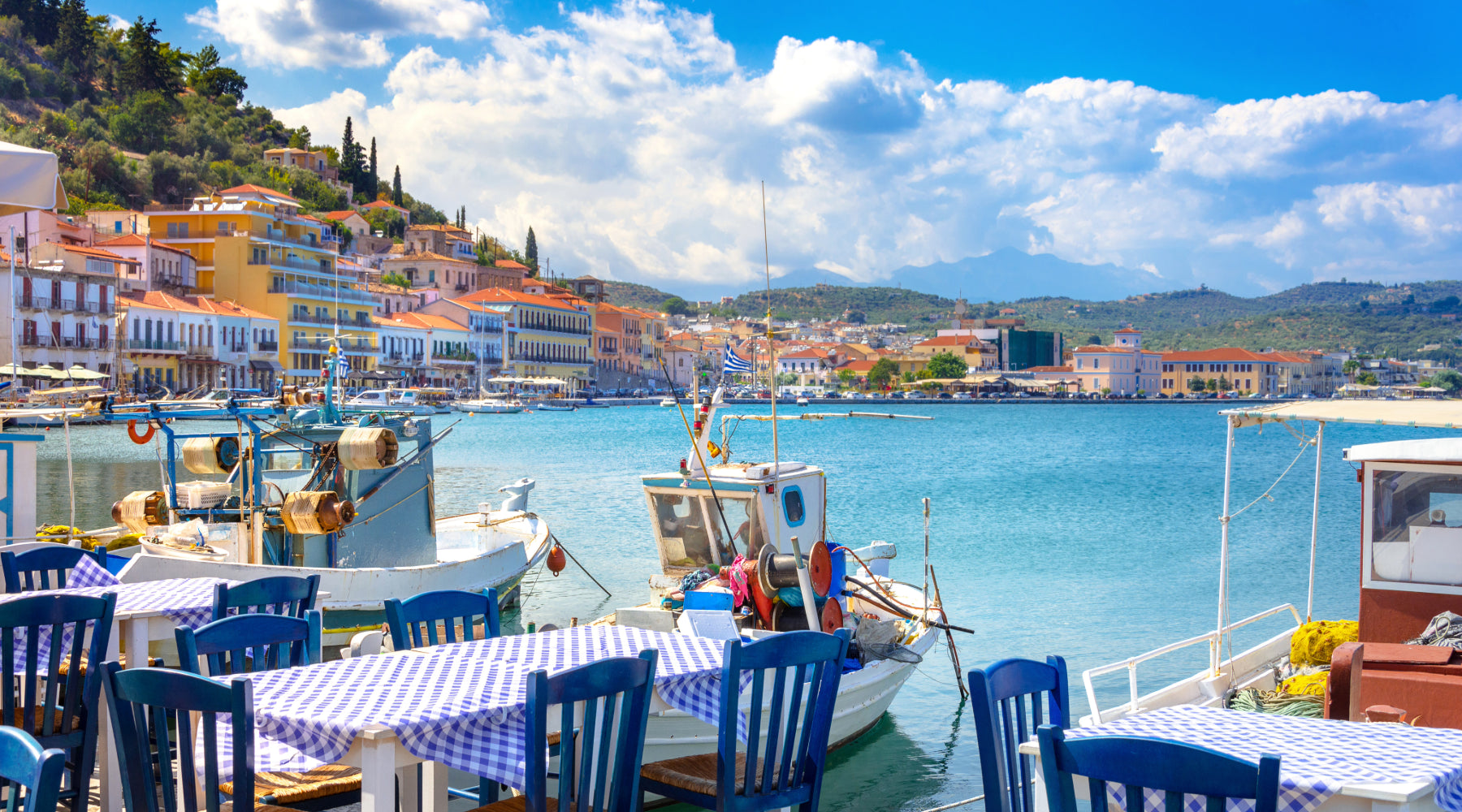 Greek harbor